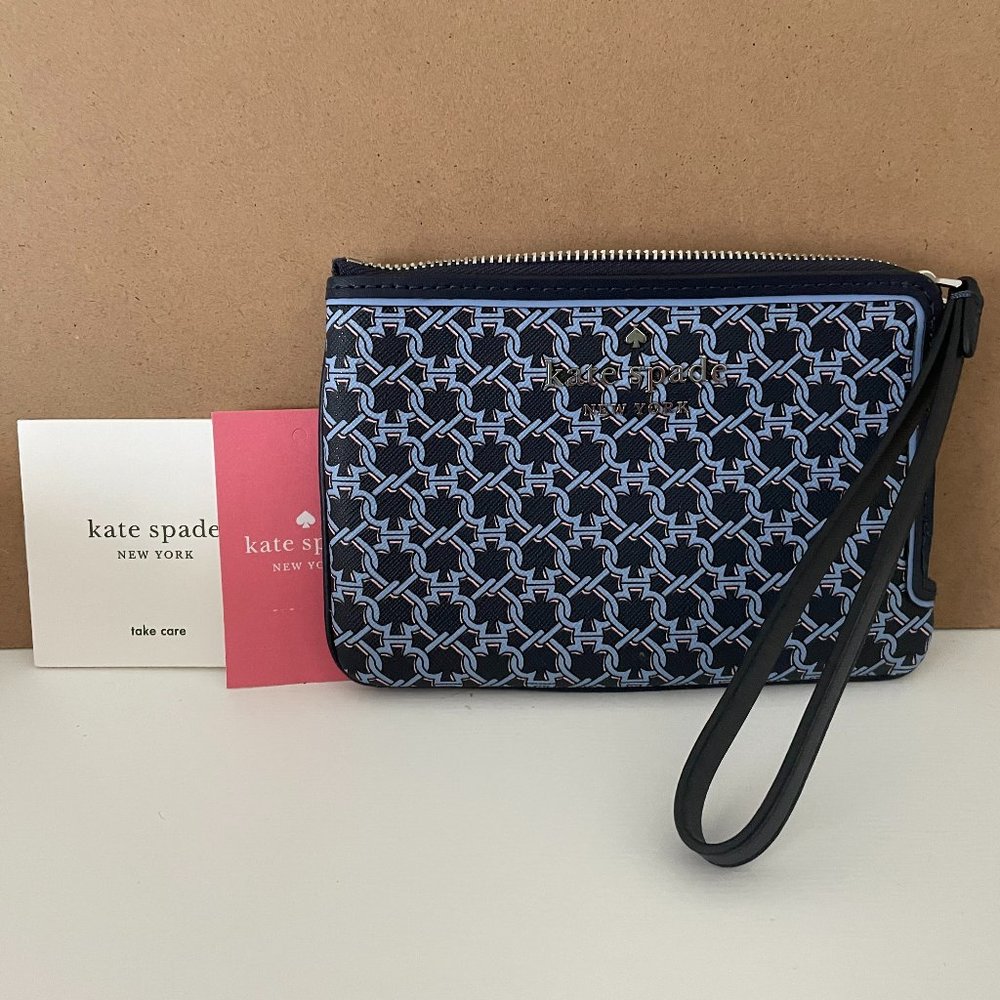 Kate Spade Spade Link Small L-Zip Wristlet